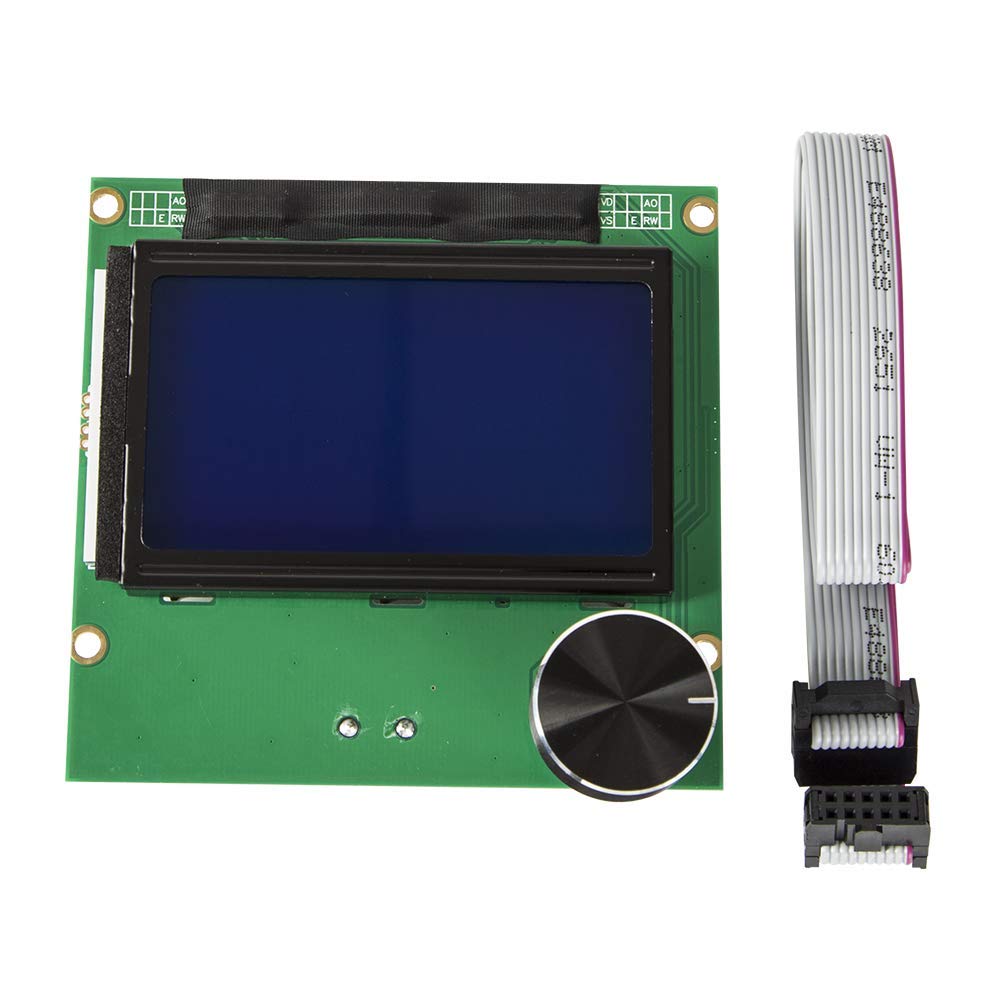 Contrôleur rampes 1.4 LCD 12864 écran bleu + câble pour CREALITY Ender-3