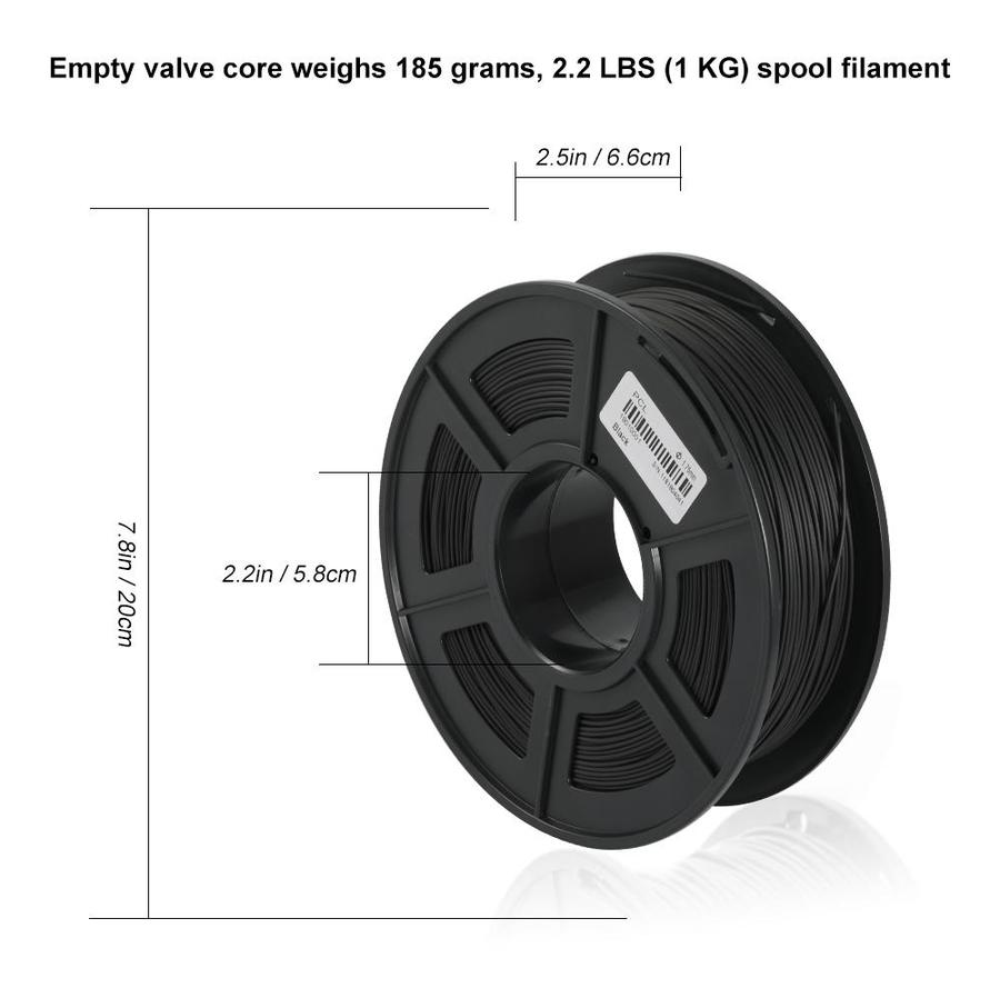 Filament PCL Rouge 1.75mm 1kg