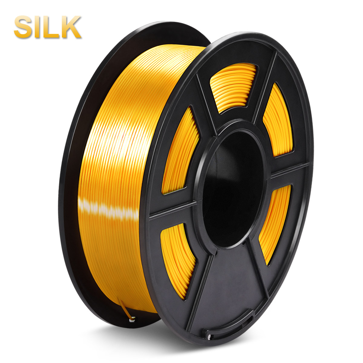 Filament Silk PLA+ Light Gold 1,75 mm 1kg Impression 3D