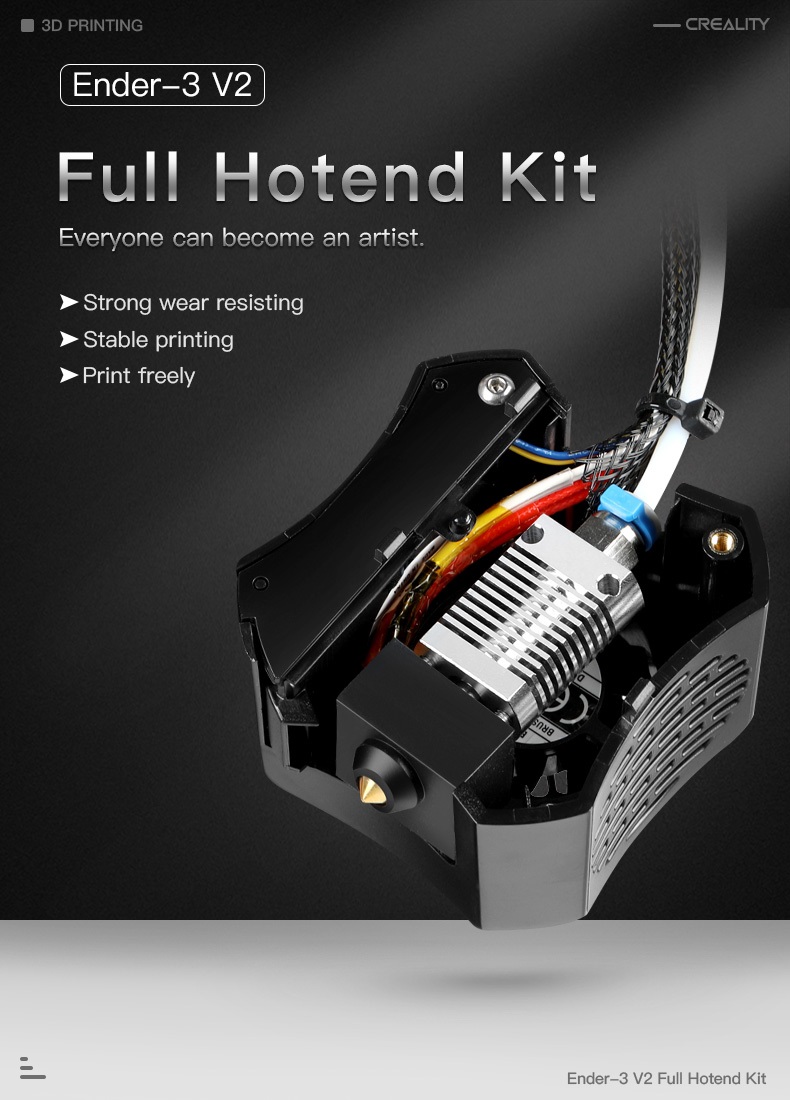 Creality 3D Official Ender 3 V2 Full Hotend Kit