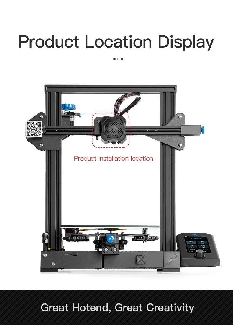 Creality 3D Official Ender 3 V2 Full Hotend Kit
