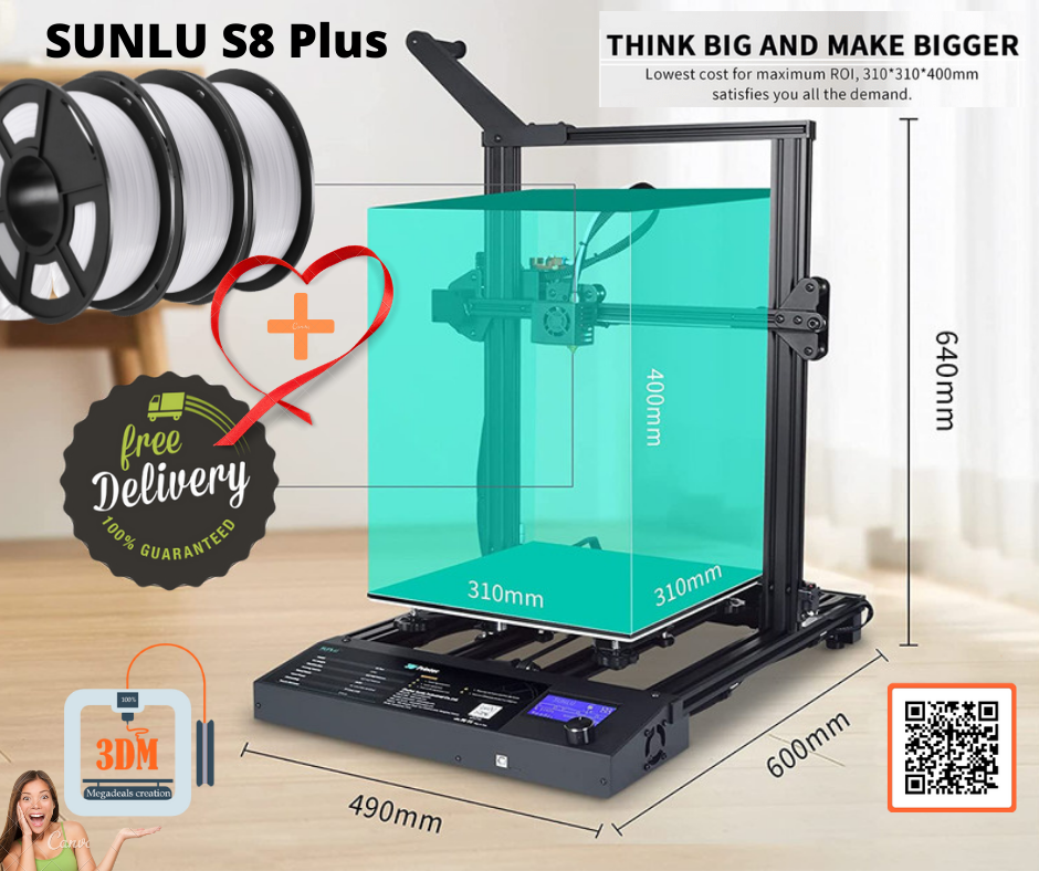 SUNLU S8 Plus Add 3kg PLA