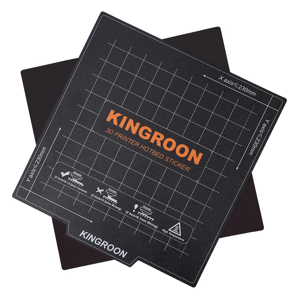 KINROON Heatbed Ultra-Flexible Magnetic Sticker for Ender-3/Ender-3 pro/Ender-5/CR20