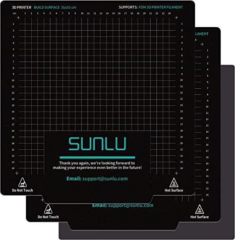 SUNLU 3PCS Magnetic Build Plate 310x310mm