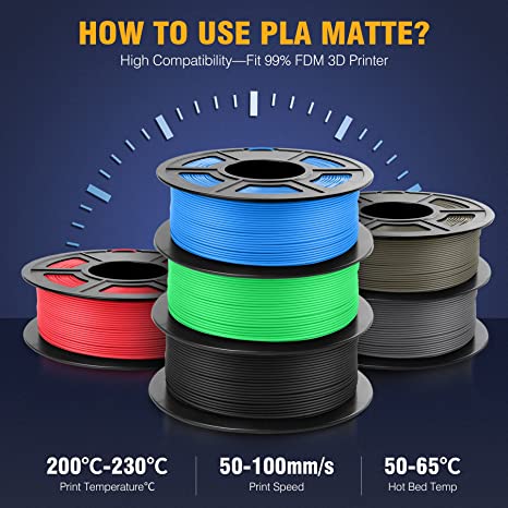 Filament PLA Matte 1,75 mm 1kg
