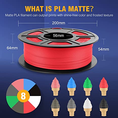 Filament PLA Matte 1,75 mm 1kg